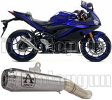 Système D'Échappement Homologué Au Niveau Sonore Pro-Race Nichrom Acier - Arrow Special Parts Compatible Avec Yamaha Yzf-R3 (2019-2020)