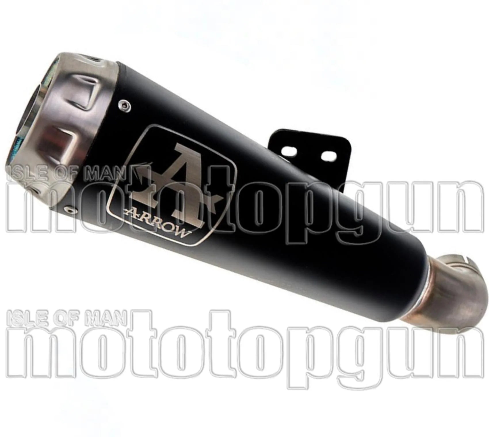 Système D'Échappement Homologué Au Niveau Sonore Pro-Race Nichrom Noir Acier - Arrow Special Parts Compatible Avec Brixton Felsberg 125 X (2019-2020)
