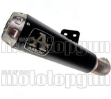 Système D'Échappement Homologué Au Niveau Sonore Pro-Race Nichrom Noir Acier - Arrow Special Parts Compatible Avec Brixton Bx 125 X (2019-2020)
