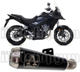 Système D'Échappement Homologué Au Niveau Sonore Pro-Race Nichrom Noir Acier - Arrow Special Parts Compatible Avec Honda Cb 500 X (2019-2020)