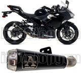 Système D'Échappement Homologué Au Niveau Sonore Pro-Race Nichrom Noir Acier - Arrow Special Parts Compatible Avec Kawasaki Z 400 (2023)
