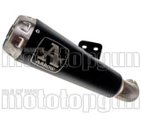 Système D'Échappement Homologué Au Niveau Sonore Pro-Race Nichrom Noir Acier - Arrow Special Parts Compatible Avec Kawasaki Z 900 E (2017-2018)