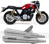 Système D'Échappement Homologué Au Niveau Sonore Pro-Racing Nichrom Acier - Arrow Special Parts Compatible Avec Honda Cb 1100 Ex (2017-2020)