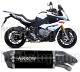 Système D'Échappement Homologué Au Niveau Sonore Race-Tech Aluminium Noir Carbon - Arrow Special Parts Compatible Avec Bmw S 1000 Xr (2015-2019)