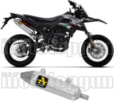 Système D'Échappement Homologué Au Niveau Sonore Thunder Aluminium Acier - Arrow Special Parts Compatible Avec Um Dsr Ex 125 (2018-2020)