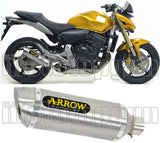 Système D'Échappement Homologué Au Niveau Sonore Thunder Aluminium Acier - Arrow Special Parts Compatible Avec Honda Cb 600 F Hornet (2007-2013)