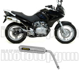 Système D'Échappement Homologué Au Niveau Sonore Thunder Aluminium Acier - Arrow Special Parts Compatible Avec Honda Xl 125 V Varadero (2001-2012)