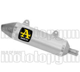 Exhaust Tip With Noise Certification Thunder Aluminium Stainless Steel - Arrow Special Parts Compatible With Malaguti Xsm 125 4T (2019-2020)