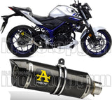 Système D'Échappement Homologué Au Niveau Sonore Thunder Carbon Carbon - Arrow Special Parts Compatible Avec Yamaha Yzf-R3 (2018)
