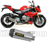 Système D'Échappement Homologué Au Niveau Sonore Works Titanium Carbon - Arrow Special Parts Compatible Avec Bmw S 1000 R (2014-2016)