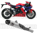 Système D'Échappement Homologué Au Niveau Sonore Works Titanium Carbon - Arrow Special Parts Compatible Avec Honda Cbr 1000 Rr - R (2020-2023)