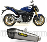 Système D'Échappement Homologué Au Niveau Sonore X-Kone Nichrom Carbon - Arrow Special Parts Compatible Avec Honda Cb 600 F Hornet (2007-2013)