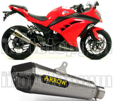 Système D'Échappement Homologué Au Niveau Sonore X-Kone Nichrom Carbon - Arrow Special Parts Compatible Avec Kawasaki Ninja 250 (2013-2016)