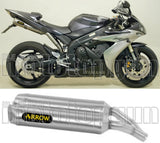 Double Sortie D'Échappement Homologuée Au Niveau Sonore Thunder Aluminium Acier - Arrow Special Parts Compatible Avec Yamaha Yzf 1000 R1 (2004-2006)