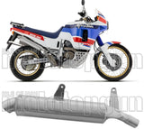 Système D'Échappement Homologué Au Niveau Sonore Paris Dacar Nichrom - Arrow Special Parts Compatible Avec Honda Xrv 650 Africa Twin (1988-1989)