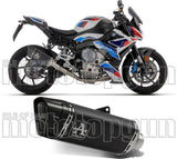Système D'Échappement Homologué Au Niveau Sonore Pista Titanium Noir Carbon - Arrow Special Parts Compatible Avec Bmw S 1000 Rr (2019-2024)