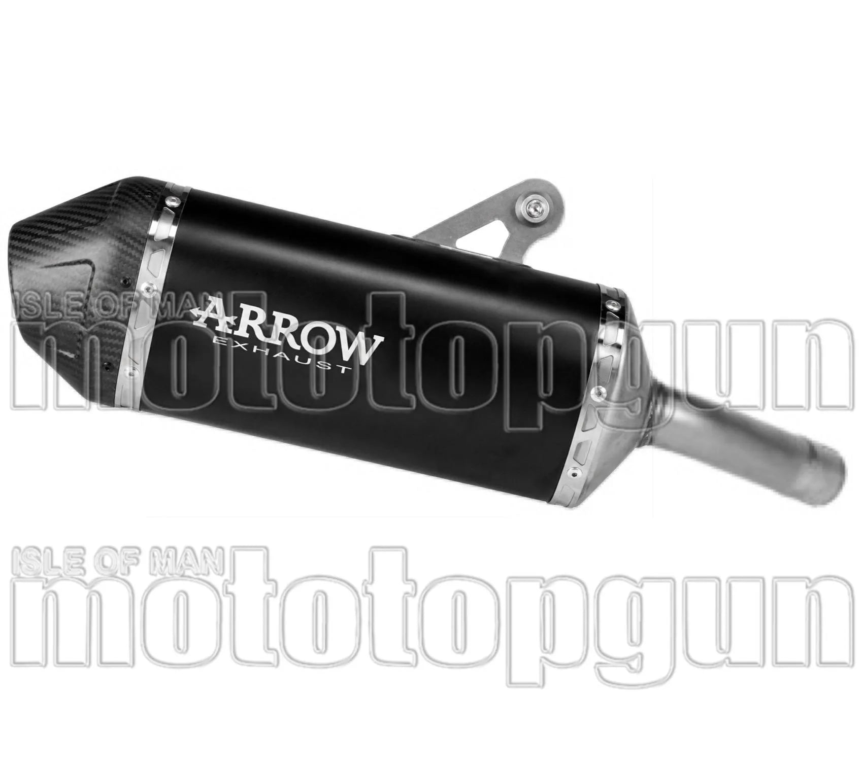 Système D'Échappement Homologué Au Niveau Sonore Explorer Aluminium Noir Embout Carby - Arrow Special Parts Compatible Avec Kawasaki Kle 500 (2026)