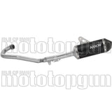 Système D'Échappement Complet Sans Catalyseur Et Homologué Au Niveau Sonore Explorer Aluminium Noir Embout Carby - Arrow Special Parts Compatible Avec Ktm 690 Enduro R (2025-2026)