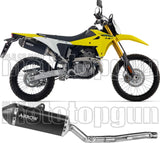 Système D'Échappement Homologué Au Niveau Sonore Explorer Aluminium Noir Embout Carby - Arrow Special Parts Compatible Avec Suzuki Dr-Z4S (2025-2026)