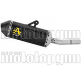 Système D'Échappement Homologué Au Niveau Sonore Explorer Aluminium Noir Embout Carby - Arrow Special Parts Compatible Avec Yamaha Ténéré 700 (2025-2026)