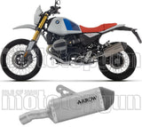 Système D'Échappement Homologué Au Niveau Sonore Explorer Titanium Embout Carby - Arrow Special Parts Compatible Avec Bmw R12 G - S (2025-2026)