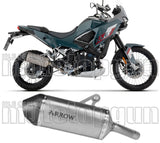 Système D'Échappement Homologué Au Niveau Sonore Explorer Titanium Embout Carby - Arrow Special Parts Compatible Avec Kawasaki Kle 500 (2026)