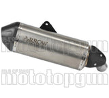 Système D'Échappement Homologué Au Niveau Sonore Explorer Titanium Embout Carby - Arrow Special Parts Compatible Avec Suzuki V-Strom 1050 (2025-2026)