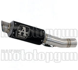 Système D'Échappement Homologué Au Niveau Sonore Gp2 Gp-2 Nichrom Noir Acier - Arrow Special Parts Compatible Avec Ktm 390 Duke (2021-2023)