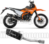 Système D'Échappement Homologué Au Niveau Sonore Aluminium Noir Embout Carby - Arrow Special Parts Compatible Avec Ktm 390 Enduro R (2025-2026)