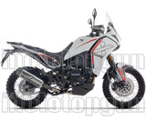 Système D'Échappement Homologué Au Niveau Sonore Indy-Race Evo Aluminium Noir Embout Acier - Arrow Special Parts Compatible Avec Moto Morini X-Cape 700 (2025-2026)