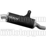 Système D'Échappement Homologué Au Niveau Sonore Indy Race Aluminium Noir - Arrow Special Parts Compatible Avec Benelli Trk 702 - X (2025-2026)