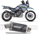 Système D'Échappement Homologué Au Niveau Sonore Indy-Race Evo Aluminium Noir - Arrow Special Parts Compatible Avec Cfmoto 450 Mt (2024)