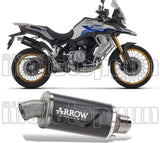 Système D'Échappement Homologué Au Niveau Sonore Indy-Race Evo Aluminium Noir - Arrow Special Parts Compatible Avec Voge Valico 900 Dsx (2024)