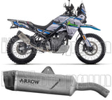 Système D'Échappement Homologué Au Niveau Sonore Indy-Race Evo Titanium Carbon - Arrow Special Parts Compatible Avec Cfmoto 450 Mt (2024)