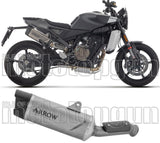 Système D'Échappement Homologué Au Niveau Sonore Indy-Race Evo Titanium Carbon - Arrow Special Parts Compatible Avec Husqvarna Svartpilen 801 (2024-2025)