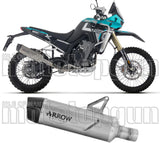 Système D'Échappement Homologué Au Niveau Sonore Indy-Race Evo Titanium Embout Carby - Arrow Special Parts Compatible Avec Kove Moto 800 X Pro (2025-2026)