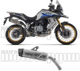Système D'Échappement Homologué Au Niveau Sonore Indy-Race Evo Titanium Carbon - Arrow Special Parts Compatible Avec Voge Valico 900 Dsx (2024)
