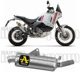 Système D'Échappement Homologué Au Niveau Sonore Indy-Race Aluminium Acier - Arrow Special Parts Compatible Avec Ducati Desert-X 950 (2022-2025)