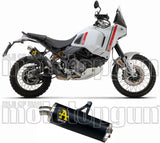 Système D'Échappement Homologué Au Niveau Sonore Indy-Race Aluminium Noir Acier - Arrow Special Parts Compatible Avec Ducati Desert-X 950 (2022-2025)