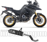 Système D'Échappement Homologué Au Niveau Sonore Indy-Race Aluminium Noir Embout Carby - Arrow Special Parts Compatible Avec Voge Valico 525 Dsx (2025-2026)
