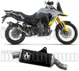 Système D'Échappement Homologué Au Niveau Sonore Indy-Race Aluminium Noir Acier - Arrow Special Parts Compatible Avec Suzuki V-Strom 800 De (2023-2024)