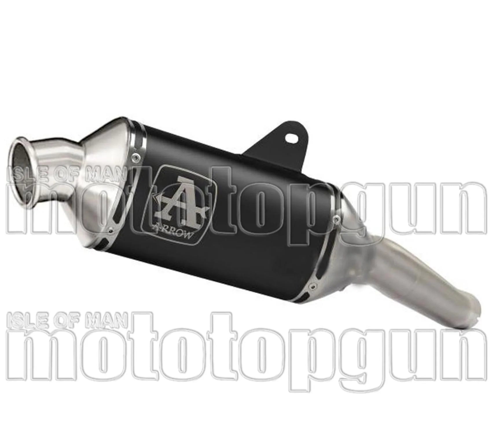Système D'Échappement Non Catalysé Et Homologué Au Niveau Sonore Indy-Race Aluminium Noir Acier - Arrow Special Parts Compatible Avec Moto Morini X-Cape 650 (2022-2025)