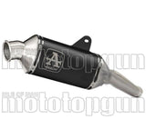 Système D'Échappement Homologué Au Niveau Sonore Indy-Race Aluminium Noir Acier - Arrow Special Parts Compatible Avec Moto Morini X-Cape 650 (2022-2025)