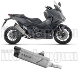 Système D'Échappement Homologué Au Niveau Sonore Indy-Race Evo Titanium Embout Carby - Arrow Special Parts Compatible Avec Honda Forza 750 (2025-2026)