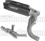 Système D'Échappement Non Catalysé Et Homologué Au Niveau Sonore Titanium Noir - Arrow Special Parts Compatible Avec Ducati Panigale V2 - S (2025-2026)