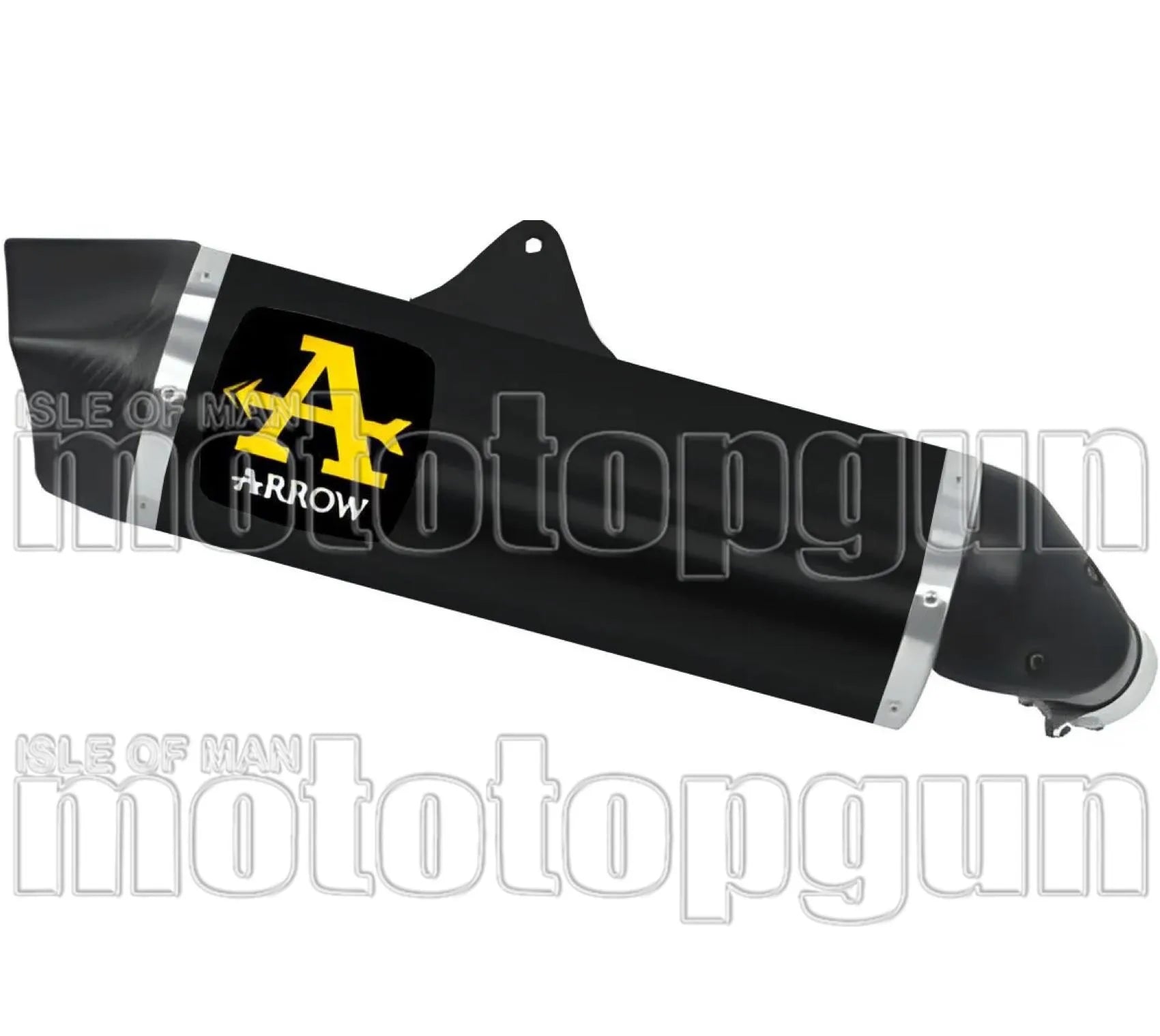 Système D'Échappement Homologué Au Niveau Sonore Maxi Race-Tech Aluminium Noir Embout Carby - Arrow Special Parts Compatible Avec Suzuki V-Strom 1050 (2025-2026)