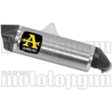 Système D'Échappement Homologué Au Niveau Sonore Maxi Race-Tech Aluminium Carbon - Arrow Special Parts Compatible Avec Suzuki V-Strom 1000 (2014-2016)