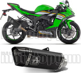 Système D'Échappement Homologué Au Niveau Sonore Pista Titanium Carbon - Arrow Special Parts Compatible Avec Kawasaki Zx 6R 636 (2024-2026)