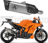 Système D'Échappement Homologué Au Niveau Sonore Pista Titanium Embout Carby - Arrow Special Parts Compatible Avec Ktm 990 Rc R (2026)