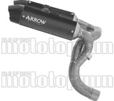 Système D'Échappement Homologué Au Niveau Sonore Titanium Noir - Arrow Special Parts Compatible Avec Ducati Panigale V2 - S (2025-2026)